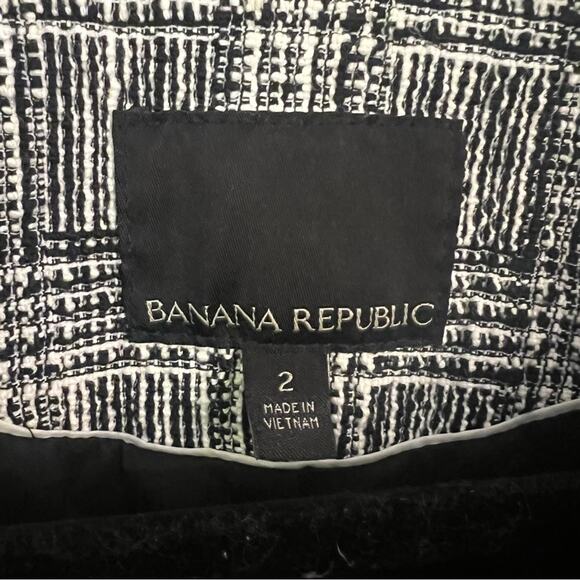 Banana Republic Tweed Zip Up Blazer - Picture 3 of 3